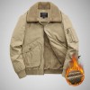 Men's lamb fleece Lapel Solid Color Jacket Men's lamb fleece Lapel Solid Color Jacket