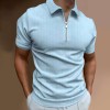 New Men's Vertical Stripe Slim Polo Short Sleeve P1115 New Men's Vertical Stripe Slim Polo Short Sleeve P1115