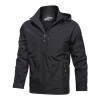 New Men's Solid Color Mountaineering Fashion Windproof Jacket