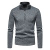 New Warm and Comfortable Half-Zip Turtleneck Men's Sweatshirt P1128