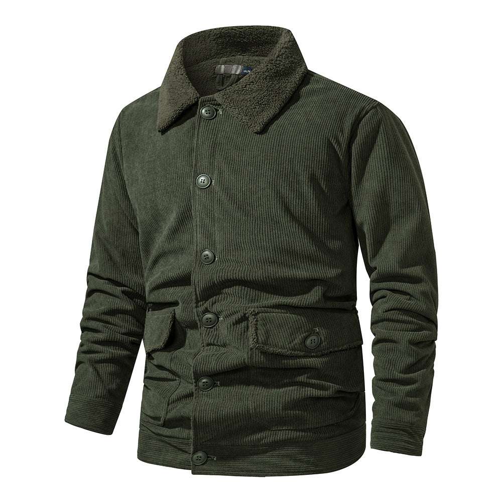 Men's Corduroy Sherlock Lapel Loose Jacket