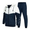 Men's Zip Hooded Long Sleeve Trousers Casual Suit Men's Zip Hooded Long Sleeve Trousers Casual Suit