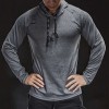 Men's Long Sleeve Hooded Quick Dry Sports Sweatshirt P1172