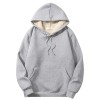 Fashion plus fleece hooded warm sports sweater