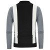 Knit long-sleeve cardigan with contrasting color buttons P1089 Knit long-sleeve cardigan with contrasting color buttons P1089
