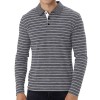 New Men Striped Casual Breathable Long Sleeve Polo Shirt New Men Striped Casual Breathable Long Sleeve Polo Shirt
