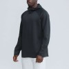 Men's Long Sleeve Solid Color Hooded Professional Sports Sweatshirt