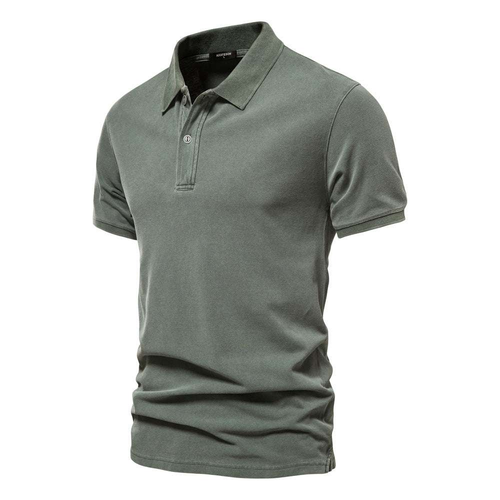 Summer new men's pure cotton polo shirt P1119 Summer new men's pure cotton polo shirt P1119