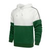 Men's New Two Tone Loose Simple Hooded Sweater