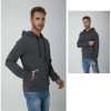 Trendy Men's Jacquard Zip Pocket Long Sleeve Sweatshirt P1150