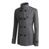 New Men's Fashion Lapel Business Button Casual Windbreaker