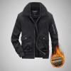 Men's lamb fleece Lapel Solid Color Jacket Men's lamb fleece Lapel Solid Color Jacket