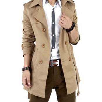 New Men's Slim Solid Color Long Sleeve Windbreaker