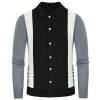 Knit long-sleeve cardigan with contrasting color buttons P1089 Knit long-sleeve cardigan with contrasting color buttons P1089
