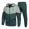 Men's Zip Hooded Long Sleeve Trousers Casual Suit Men's Zip Hooded Long Sleeve Trousers Casual Suit