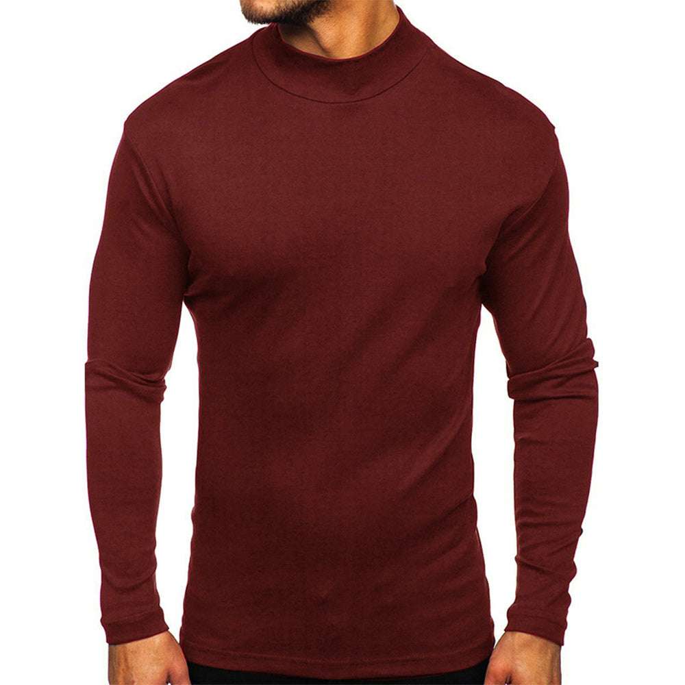 Men's Autumn and Winter Basic Thickened Warm Long Sleeve T-Shirt Men's Autumn and Winter Basic Thickened Warm Long Sleeve T-Shirt