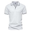 New solid color v-neck men's business POLO shirt casual short-sleeved P1024 New solid color v-neck men's business POLO shirt casual short-sleeved P1024