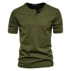 Men's T-shirt with round neck and short sleeves Men's T-shirt with round neck and short sleeves