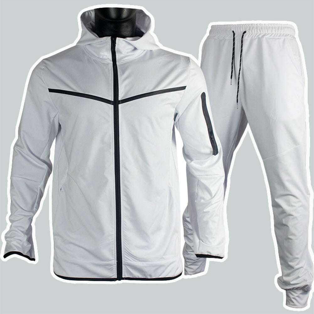 New Men's Fashion Contrast Color Casual Sports Suit New Men's Fashion Contrast Color Casual Sports Suit