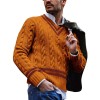 Autumn/Winter Men's V-Neck Striped Colorblock Sweater Autumn/Winter Men's V-Neck Striped Colorblock Sweater