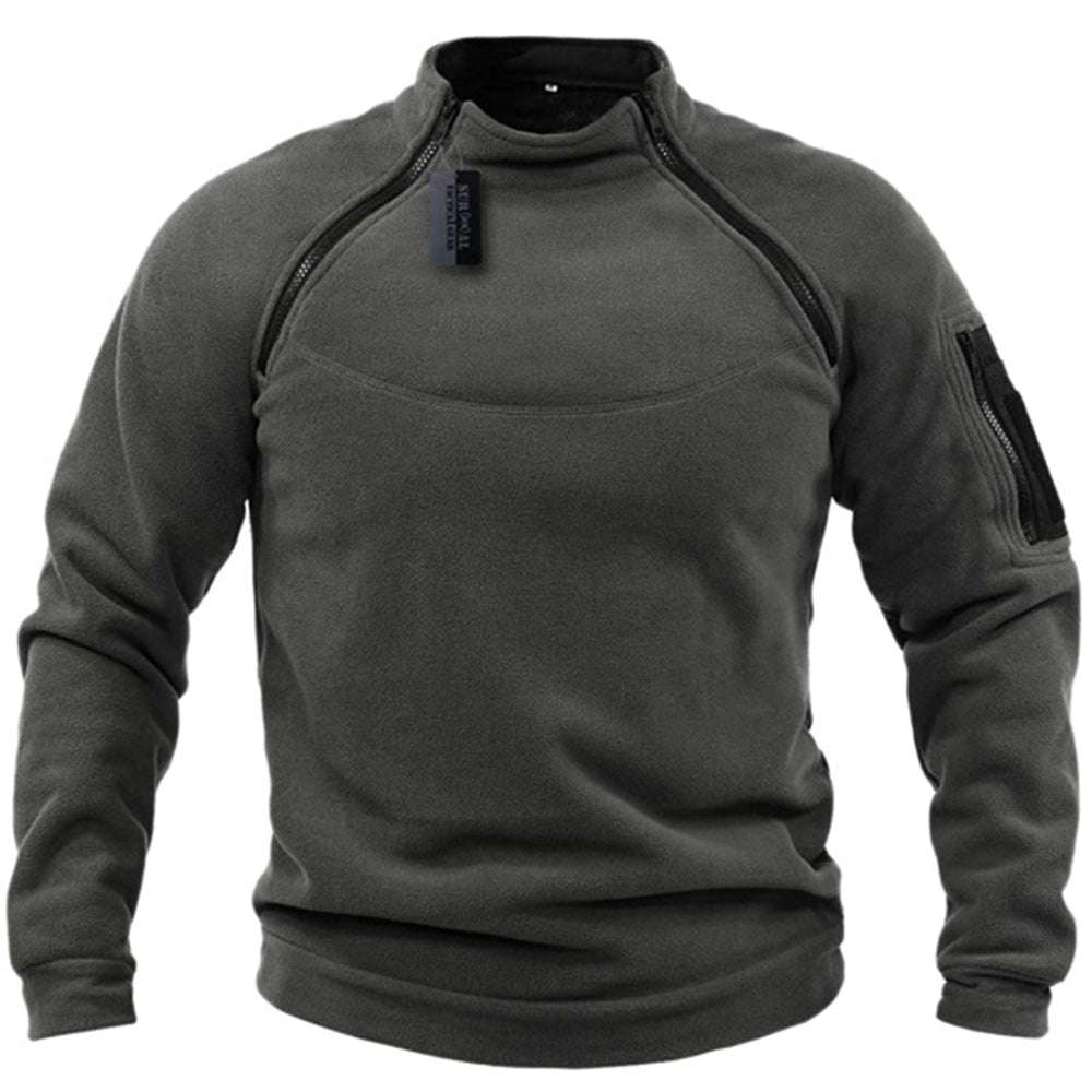 Solid color men's warm turtleneck sweater Solid color men's warm turtleneck sweater