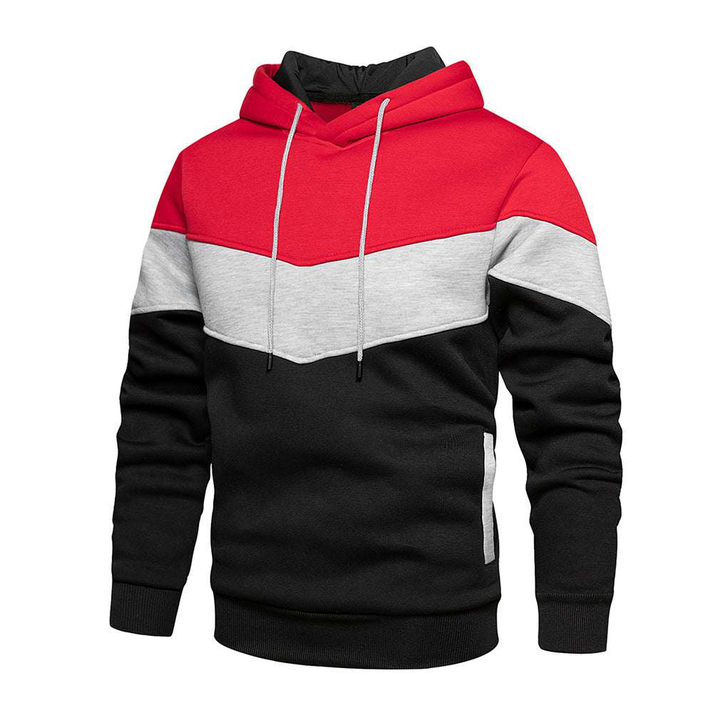 Couple's Fashion Colorblock Fleece Sweatshirt