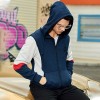 New Men's Fashion Colorblock Contrast Cardigan P1275 New Men's Fashion Colorblock Contrast Cardigan P1275
