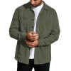 Men's Corduroy Pocket Solid Color Long Sleeve Shirt Men's Corduroy Pocket Solid Color Long Sleeve Shirt