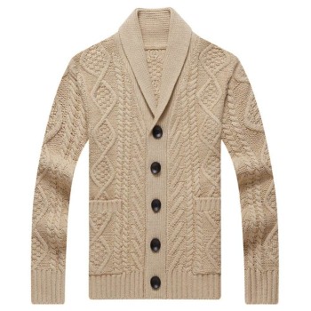 New Men's Fashion Knitted Loose Cardigan P1276