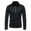 New Warm and Comfortable Half-Zip Turtleneck Men's Sweatshirt P1128