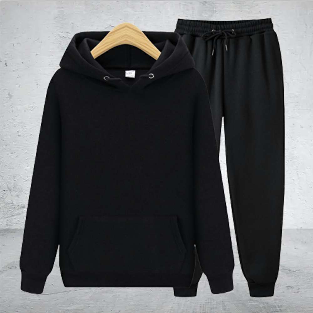 Couples Hooded Casual Sweater Set Couples Hooded Casual Sweater Set