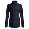 New Men's Fashion Lapel Business Button Casual Windbreaker