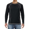 New Men's Fashion Solid Color Raglan Sleeve Loose Long Sleeve T-Shirt New Men's Fashion Solid Color Raglan Sleeve Loose Long Sleeve T-Shirt