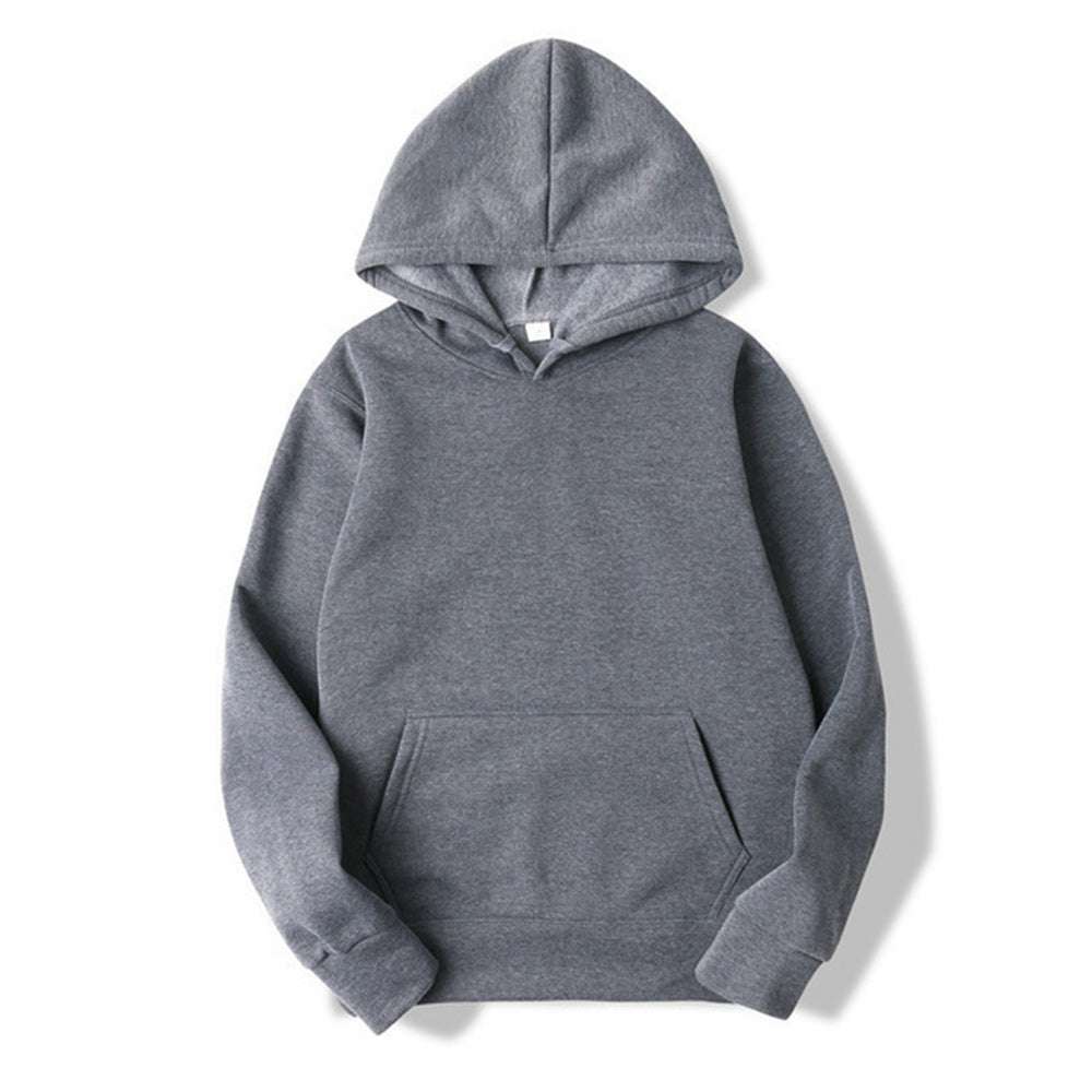 Multicolor Couple's Basic Fleece Thickened Hoodie Multicolor Couple's Basic Fleece Thickened Hoodie