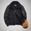 Men's lamb fleece Lapel Solid Color Jacket Men's lamb fleece Lapel Solid Color Jacket