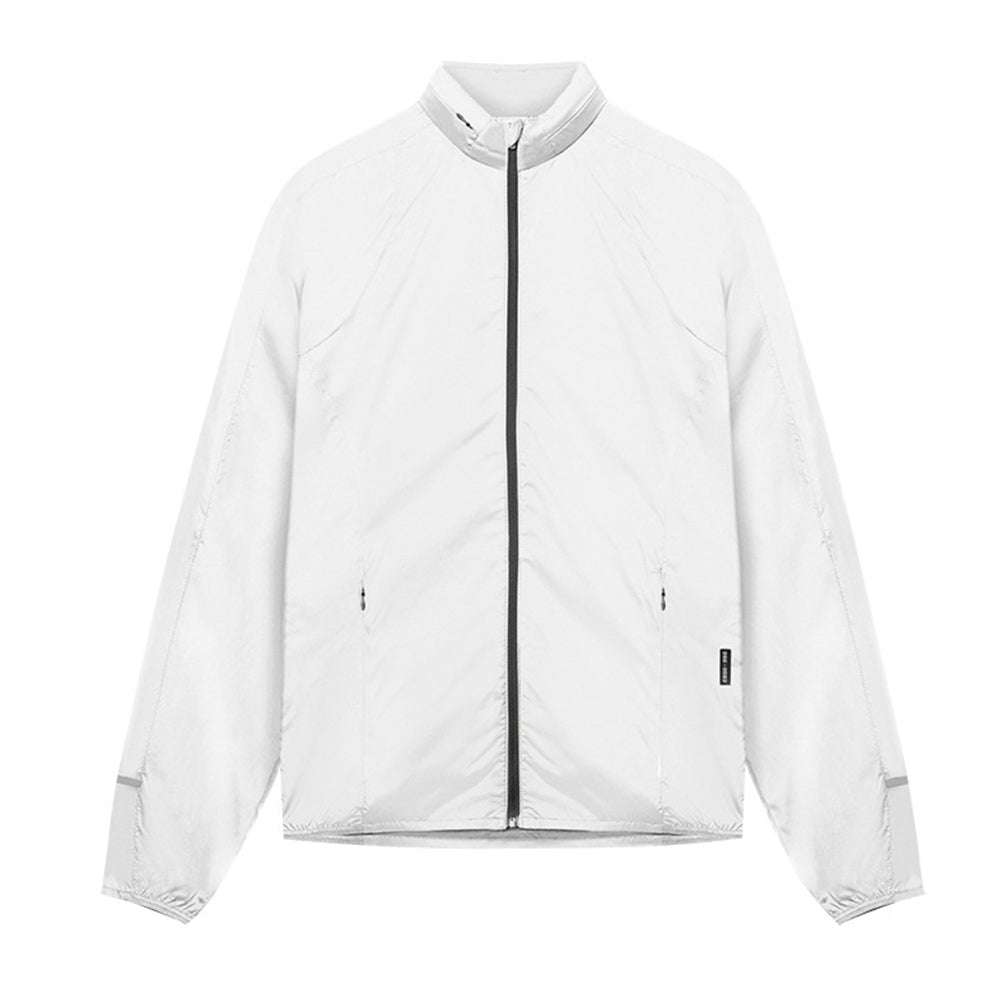 Men's Solid Color Stand Collar Zip Loose Jacket P1258