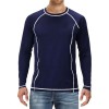 New Men's Fashion Solid Color Raglan Sleeve Loose Long Sleeve T-Shirt New Men's Fashion Solid Color Raglan Sleeve Loose Long Sleeve T-Shirt