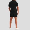 Summer new men's hollow icy breathable casual thin short-sleeved shorts suit Summer new men's hollow icy breathable casual thin short-sleeved shorts suit