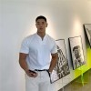 Men's Solid Color V-Neck Slim Fit Short Sleeve