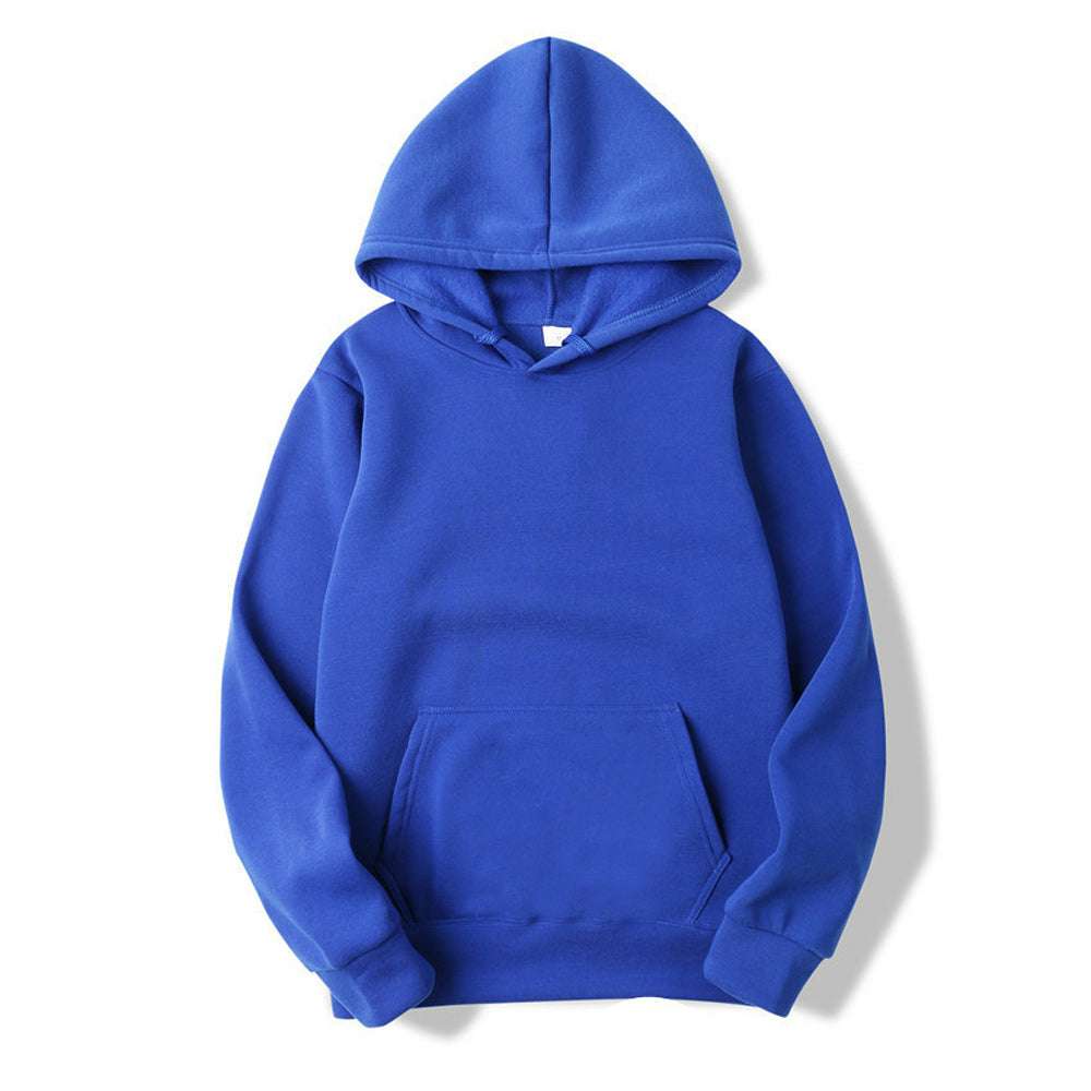 Multicolor Couple's Basic Fleece Thickened Hoodie Multicolor Couple's Basic Fleece Thickened Hoodie
