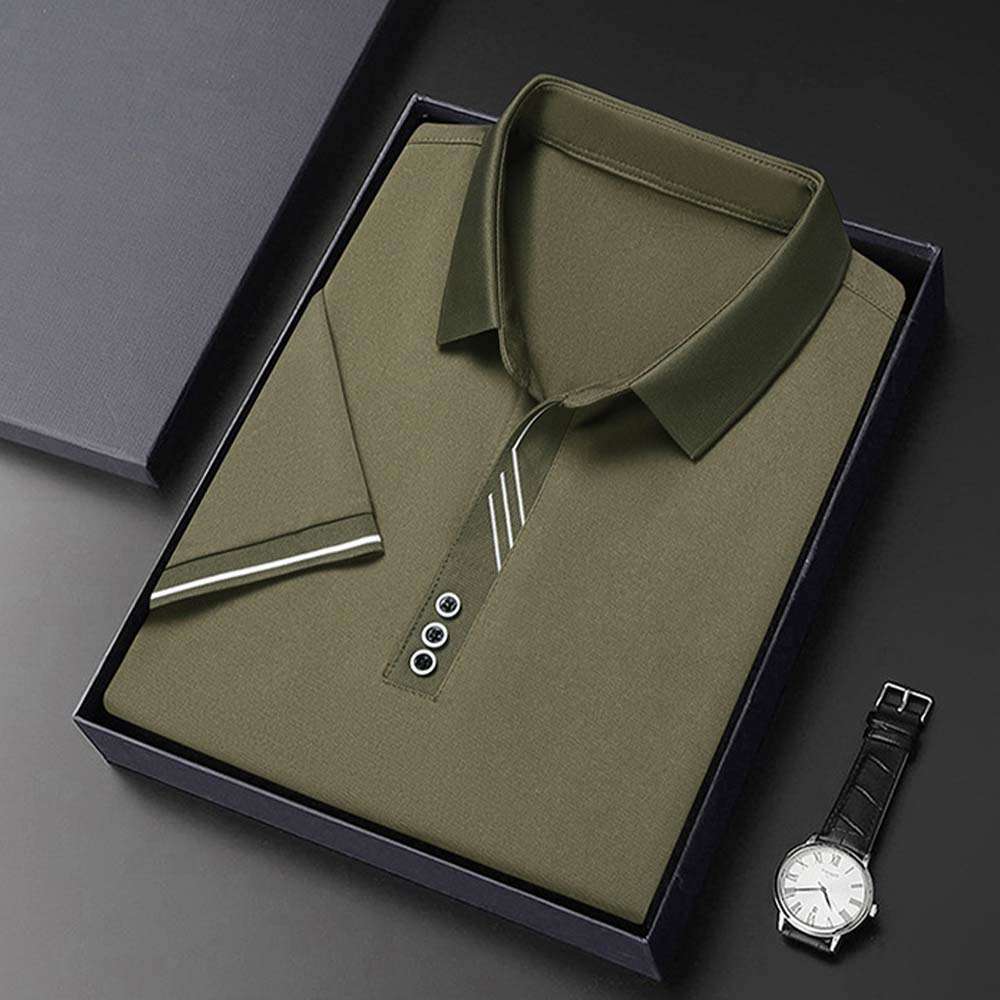 Summer new men's light and breathable seamless POLO shirt P1108 Summer new men's light and breathable seamless POLO shirt P1108