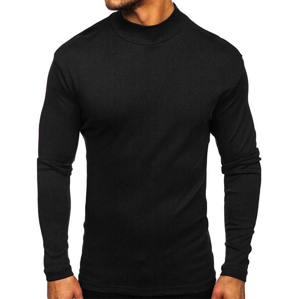 Men's Autumn and Winter Basic Thickened Warm Long Sleeve T-Shirt Men's Autumn and Winter Basic Thickened Warm Long Sleeve T-Shirt