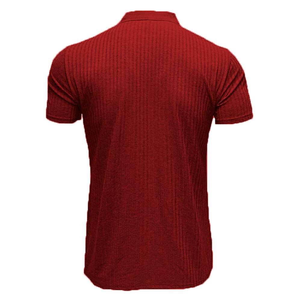 Summer new high elastic men's knitted textured POLO shirt P1130 Summer new high elastic men's knitted textured POLO shirt P1130