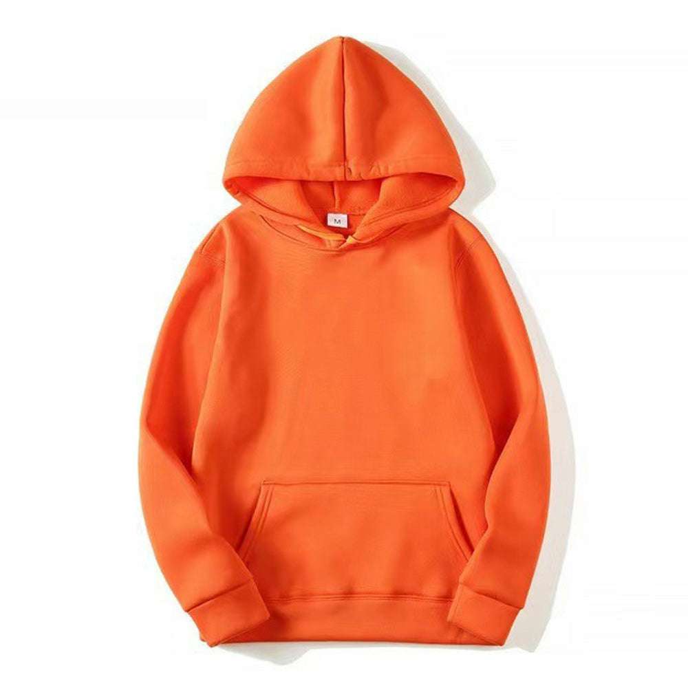 Multicolor Couple's Basic Fleece Thickened Hoodie Multicolor Couple's Basic Fleece Thickened Hoodie
