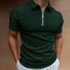 Summer men's polo shirt solid color short-sleeved lapel t-shirt P1123 Summer men's polo shirt solid color short-sleeved lapel t-shirt P1123