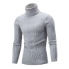 Autumn/Winter Men's Turtleneck Solid Color Knit Pullover Sweater Autumn/Winter Men's Turtleneck Solid Color Knit Pullover Sweater