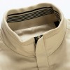 Fashion Men's Rib Neck Solid Jacket Fashion Men's Rib Neck Solid Jacket
