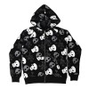 Men's Skull Print Oversized Hooded Sweatshirt P1211 Men's Skull Print Oversized Hooded Sweatshirt P1211
