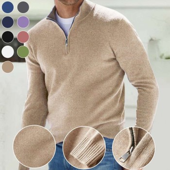 New Men's Solid Color  Bottoming Shirt P1173