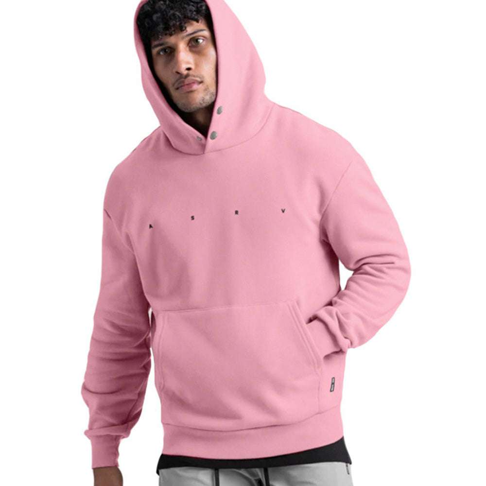 Men's Loose Letter Print Hooded Casual Sweatshirt Men's Loose Letter Print Hooded Casual Sweatshirt